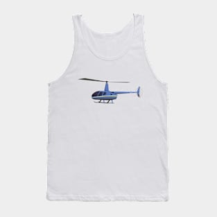 Light Blue and Yellow Helicopter Tank Top